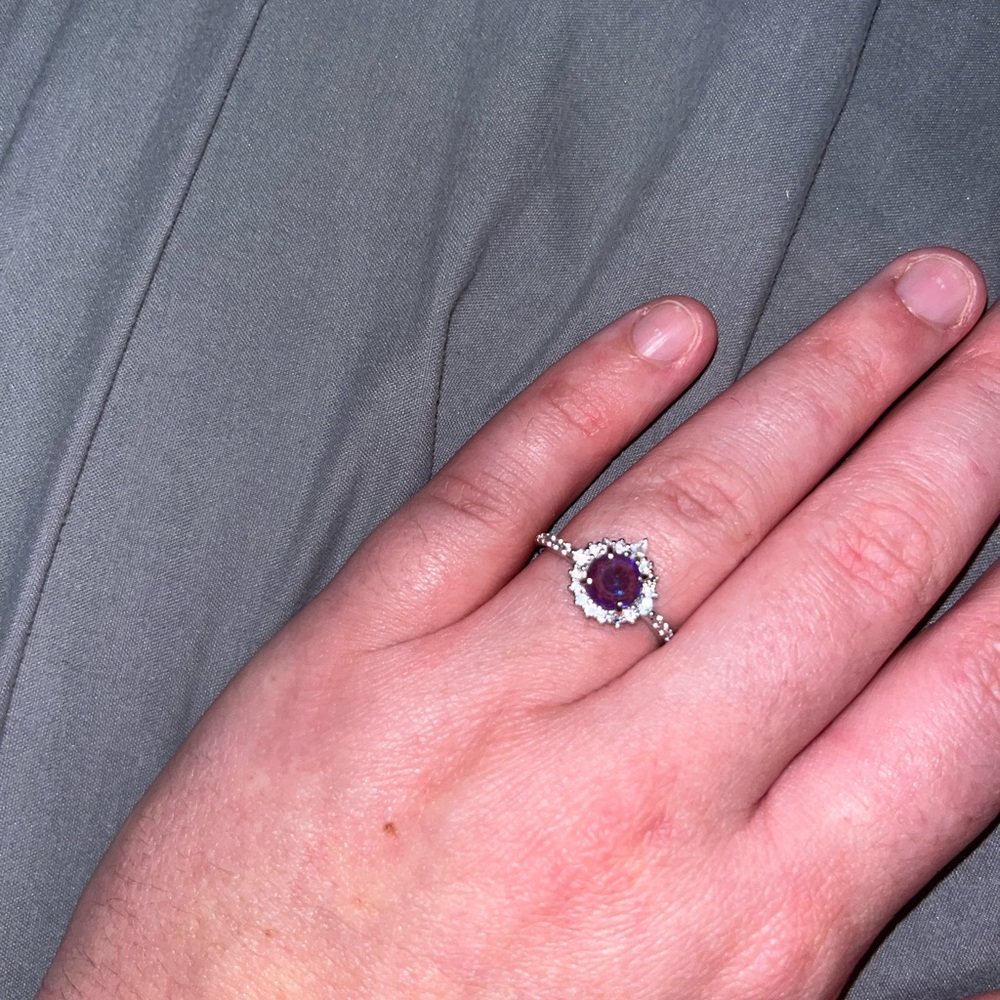 Lab creat unicorn Gem ring!